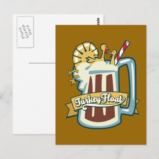 Türkischer Float Postkarte (Vorne/Hinten)