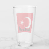 türkischer Fußballspieler Glas (Rückseite)