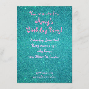 Türkischer Glitzer Geburtstagsaufenthalt Einladung