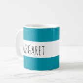 Türkischer Individuelle Name Personalisiert Kaffeetasse (Vorderseite Links)