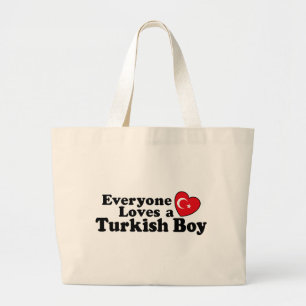 Türkischer Junge Jumbo Stoffbeutel