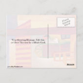 Türkischer Kaffee (I) von August Macke Postkarte (Rückseite)