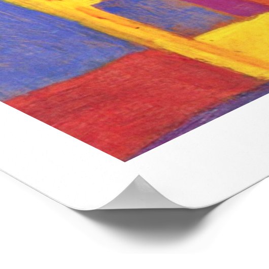 Türkischer Kaffee (II) von Macke August Poster (Ecke)