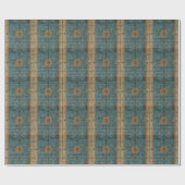 Türkischer Kilim Antik Geschenkpapier (Flach)