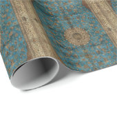 Türkischer Kilim Antik Geschenkpapier (Rolleneckpunkt)