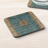 Türkischer Kilim Antik Getränkeuntersetzer (Linke Seite)