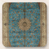 Türkischer Kilim Antik Getränkeuntersetzer (Vorderseite)