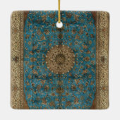 Türkischer Kilim Antik Keramikornament (Rückseite)