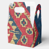 Türkischer Kilim Tepet Rug Antique Red Blue Geschenkschachtel (Geöffnet)