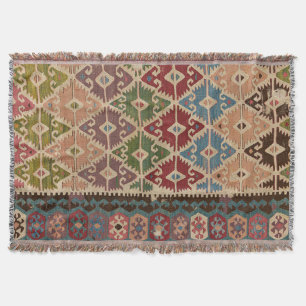 Türkischer Kilim-Teppich Decke