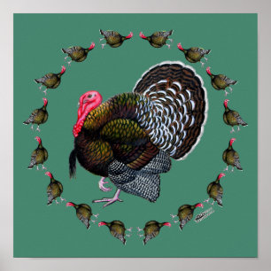 Türkischer Kreis Poster