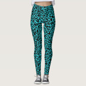 Türkischer Leopard Leggings (Vorderseite)