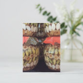 Türkischer Mandelhonig Postkarte (Stehend Vorderseite)