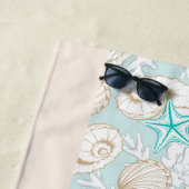 Türkischer Sand Strand Monogram Beach Handtuch (Beispiel)