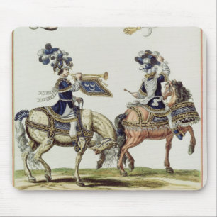 Türkischer Schlagzeuger und Trompeter Mousepad