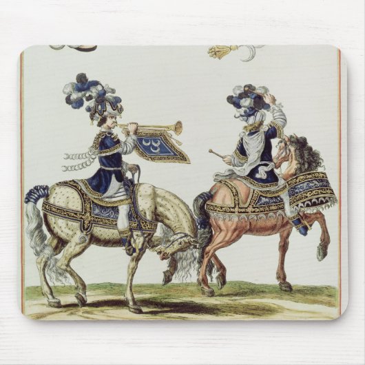 Türkischer Schlagzeuger und Trompeter Mousepad (Vorne)