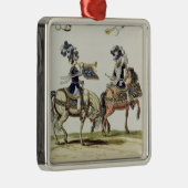 Türkischer Schlagzeuger und Trompeter Ornament Aus Metall (Rechts)