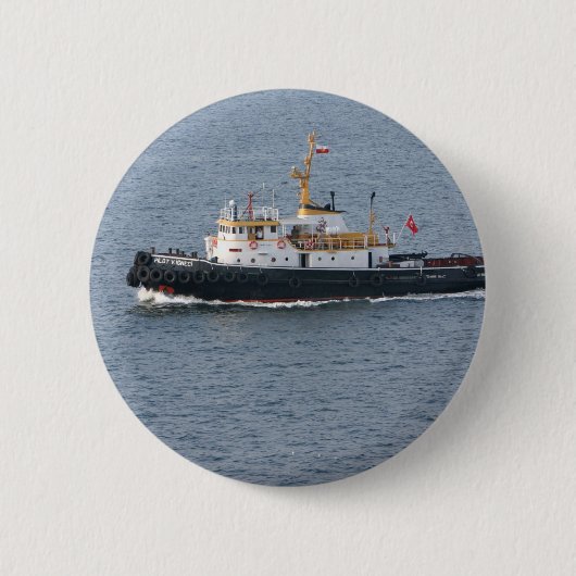 Türkischer Schlepper in Istanbul Button (Vorderseite)