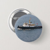 Türkischer Schlepper in Istanbul Button (Vorne & Hinten)