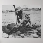 Türkischer Soldat verhungern Poster (Vorne)