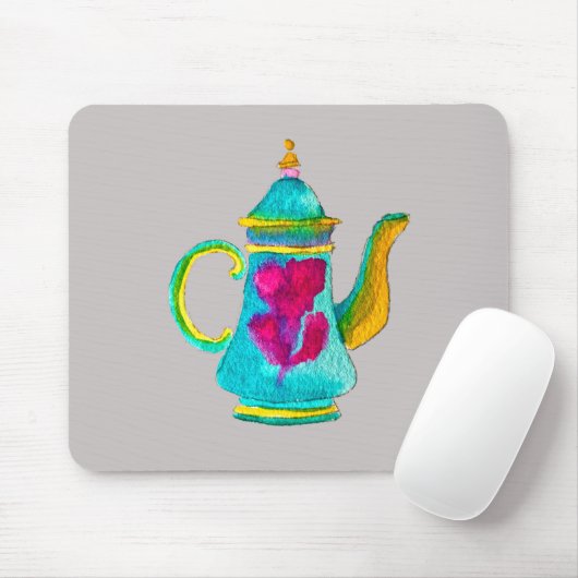 Türkischer Teekessel in Whimsikfarbe Mousepad (Mit Mouse)