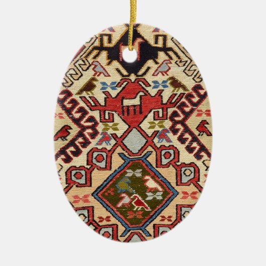 Türkischer Teppich #1 Keramik Ornament (Vorne)