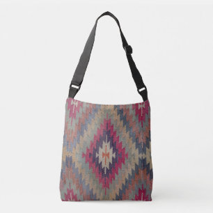 Türkischer Teppich Antiker Kilim-Teppich Tragetaschen Mit Langen Trägern