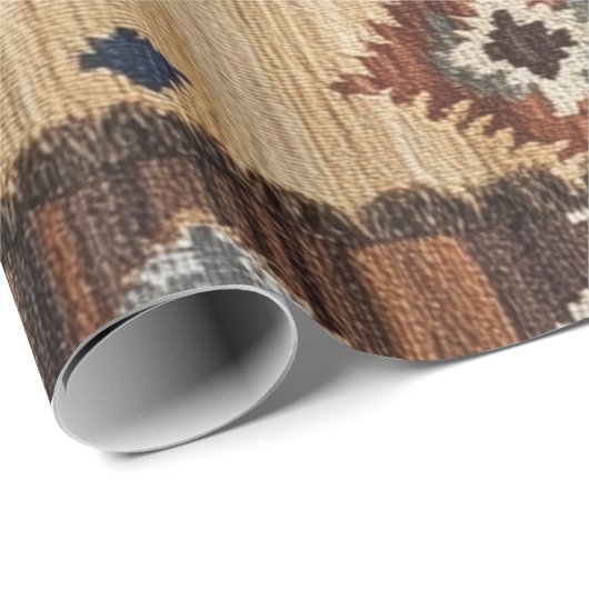 Türkischer Teppich Geschenkpapier (Rolleneckpunkt)