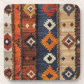 Türkischer Teppich Getränkeuntersetzer (Vorderseite)