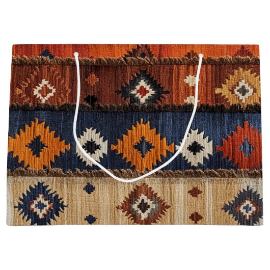 Türkischer Teppich Große Geschenktüte (Vorderseite)