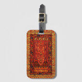 Türkischer Teppich oder Rug "Annie" Gepäckanhänger (Vorderseite Vertikal)