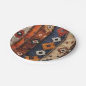 Türkischer Teppich Pappteller (Schrägansicht)