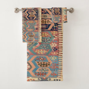 Türkischer Teppich-Roulette Antik Kilim Badhandtuch Set
