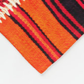 Türkischer Teppichboden handgefertigt. Patchwork Fleecedecke (Ecke)
