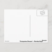 Türkischer Traum - Florida Keys Postkarte (Rückseite)