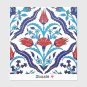 Türkischer Tulpe Aufkleber (Blatt)