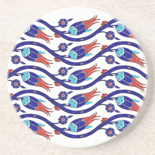 türkischer TulpenUntersetzer Getränkeuntersetzer (Vorne)