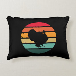 Türkischer Vogel-Erntedank erschüttert Vintager So Dekokissen