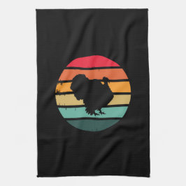 Türkischer Vogel-Erntedank erschüttert Vintager So Geschirrtuch