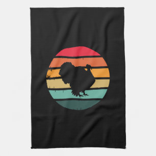 Türkischer Vogel-Erntedank erschüttert Vintager So Geschirrtuch