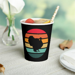 Türkischer Vogel-Erntedank erschüttert Vintager So Pappbecher