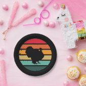 Türkischer Vogel-Erntedank erschüttert Vintager So Pappteller (Party)