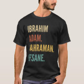 Türkischer Vorname Ibrahim T-Shirt (Vorderseite)