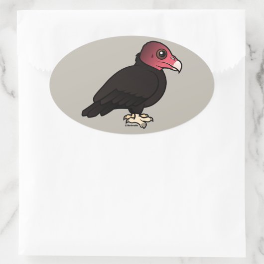 Türkischer Vulkan Ovaler Aufkleber (Tasche)