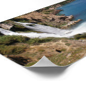 Türkischer Wasserfall Duden (Antalya) Poster (Ecke)
