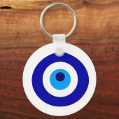Türkisches Amulett namens Nazar Schlüsselanhänger (Vorderseite)