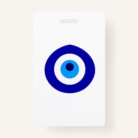 Türkisches Amulett nannte Nazar Ausweis (Vorderseite)