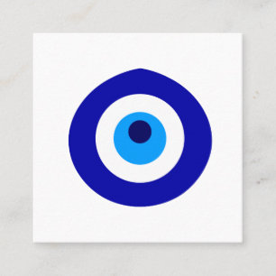 Türkisches Amulett nannte Nazar Empfehlungskarte