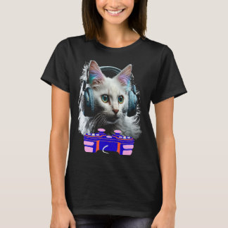Türkisches Angora Cat Player Tiervideospiel T-Shirt