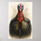 Türkisches Aquarellbild Poster (Vorne)